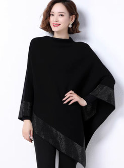 Women's Oversize Irregullar Pullover Sweater
