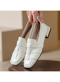 Women's Fashion Round Toe Slip-On Style Flat Shoes