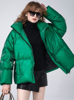 Chicwish Chunky Fluffy Cropped Puffer Jackets For Women