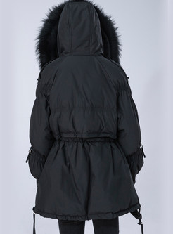 Women's Topshop Hooded Fur-Trimmed Down Parka