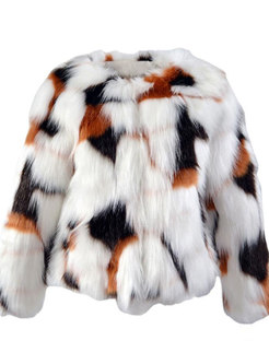 Women's Fashion Short Fur Coat
