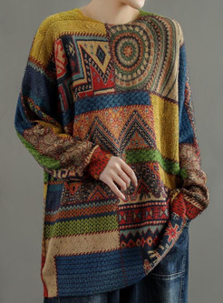 Pretty Intarsia Slouchy Sweaters For Women