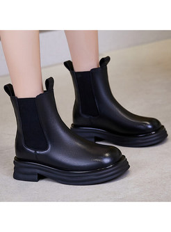Women's Fashion Low Heel Ankle Boots