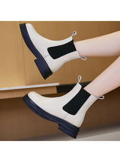 Women's Fashion Low Heel Ankle Boots