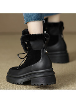 Women's Casual Lace-up Ankle Boots