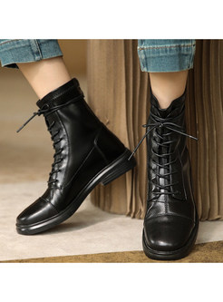 Women's Classic Lace-up Ankle Boots