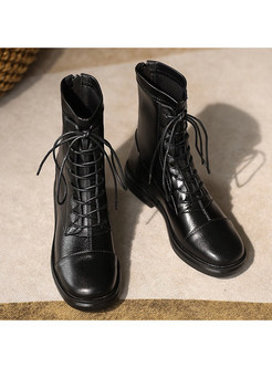 Women's Classic Lace-up Ankle Boots