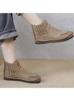 Relaxed Wear-Resistant Platform Boots Womens