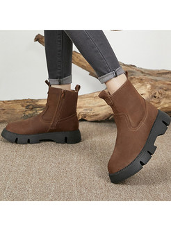 Relaxed Slip-Resistant Outsole Wear-Resistant Womens Bootie
