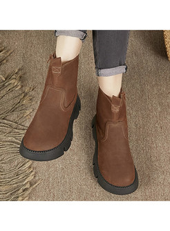 Relaxed Slip-Resistant Outsole Wear-Resistant Womens Bootie