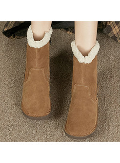 Exclusive Plush Inside Slip-Resistant Outsole Womens Boots