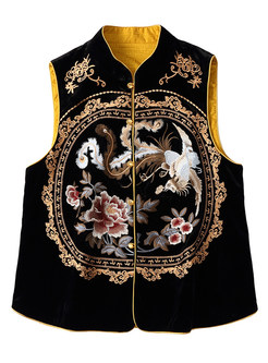 Exclusive Silk Embroidered Vests For Women