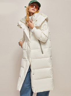Chunky Hooded Mid Insulated Puffer Coats Womens