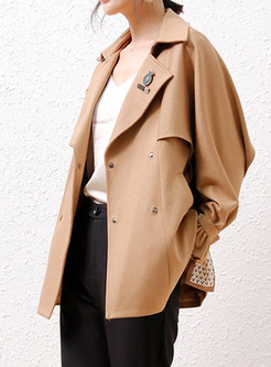Classic Large Lapels Double-Breasted Womens Coats