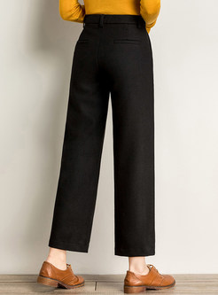 Comfort Thickened High Waisted Cropped Pants For Women