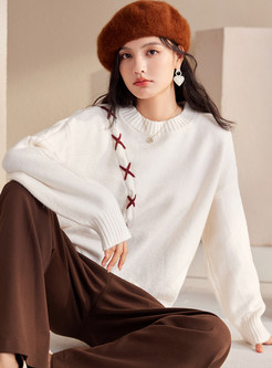 Women's Comfort Long Sleeve Boxy Pullovers Sweaters