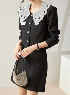 Classic Embroidered Cropped Coats & Short Skirt Suits