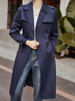 Tailored Double-Breasted Trench Coats For Women