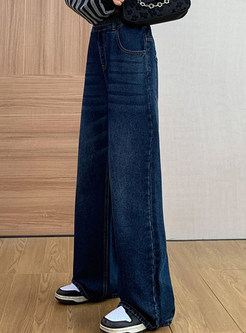 Exclusive Thickened High Waisted Baggy Jeans For Women