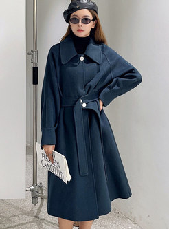 Women's Classic Long Wool Coat