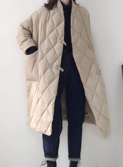 Women's Winter Long Casual Puffer Coat
