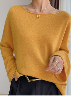 Women's Long Sleeve Casual Knit Top