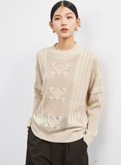 Women's Long Sleeve Pullover Sweater