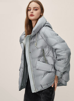Casual Hooded Chunky Puffer Jackets For Women