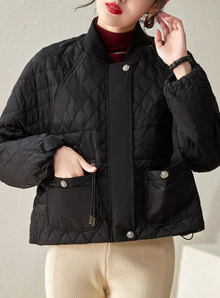 Mockneck Full Zip Cropped Women's Coats & Jackets
