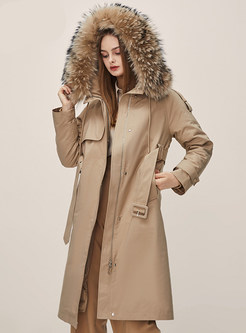 Dreamy Single-Breasted Down Parka For Women