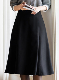 Comfort Thickened Solid Skirts For Women