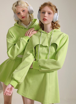 Women's Sweet & Cute Hooded SkiSuit 2 Pieces