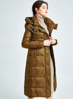 Mid-Gauge Insulated Hooded Puffer Coats For Women