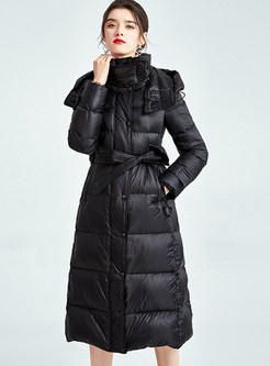 Mid-Gauge Insulated Hooded Puffer Coats For Women