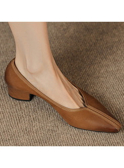 Women's Comfortable Pointed Toe Slip-On Style Boat Shoes