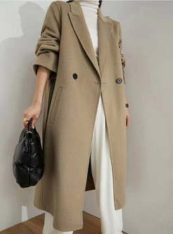 Women's Classic Wool Long Coat