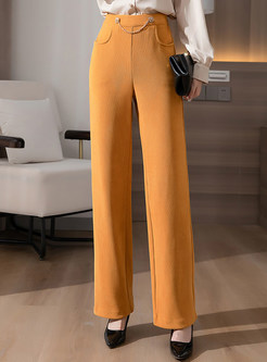 Office High Waisted Suit Pants For Women
