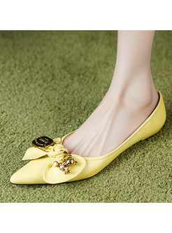 Comfort Pointed Toe Low-Front Shoes For Women