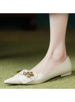 Comfort Pointed Toe Low-Front Shoes For Women