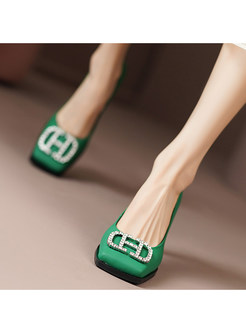 Exclusive Slip-On Style Crystal-Embellished Women Shoes