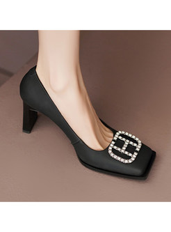 Exclusive Slip-On Style Crystal-Embellished Women Shoes