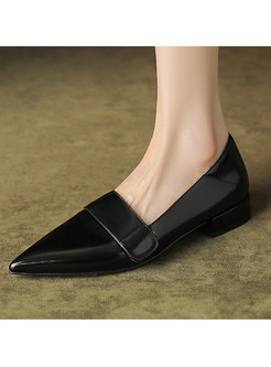Romantic Pointed Toe Slip-On Style Flat Shoes For Women
