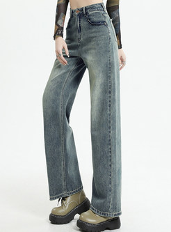 High Waisted Soft Baggy Jeans For Women