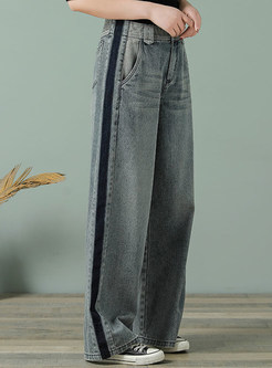 Comfort High Waisted Loose Jean Pants For Women