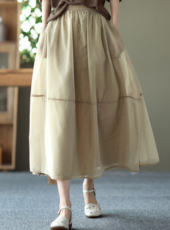 New Look Elastic Waist Tulle A-Line Skirts For Women