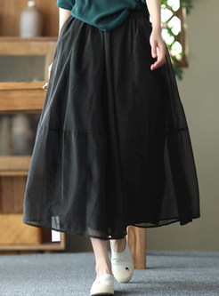 New Look Elastic Waist Tulle A-Line Skirts For Women