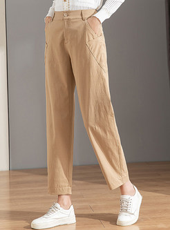 High Rise Casual Pants