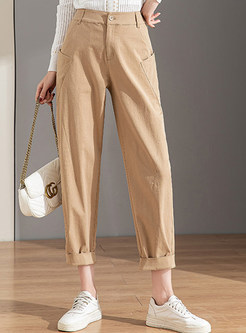 High Rise Casual Pants