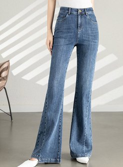 Vintage High Rise Flare Jeans