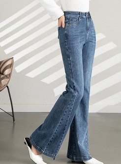 Vintage High Rise Flare Jeans